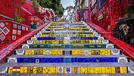 Atrações no Rio de Janeiro - Escada Selarón